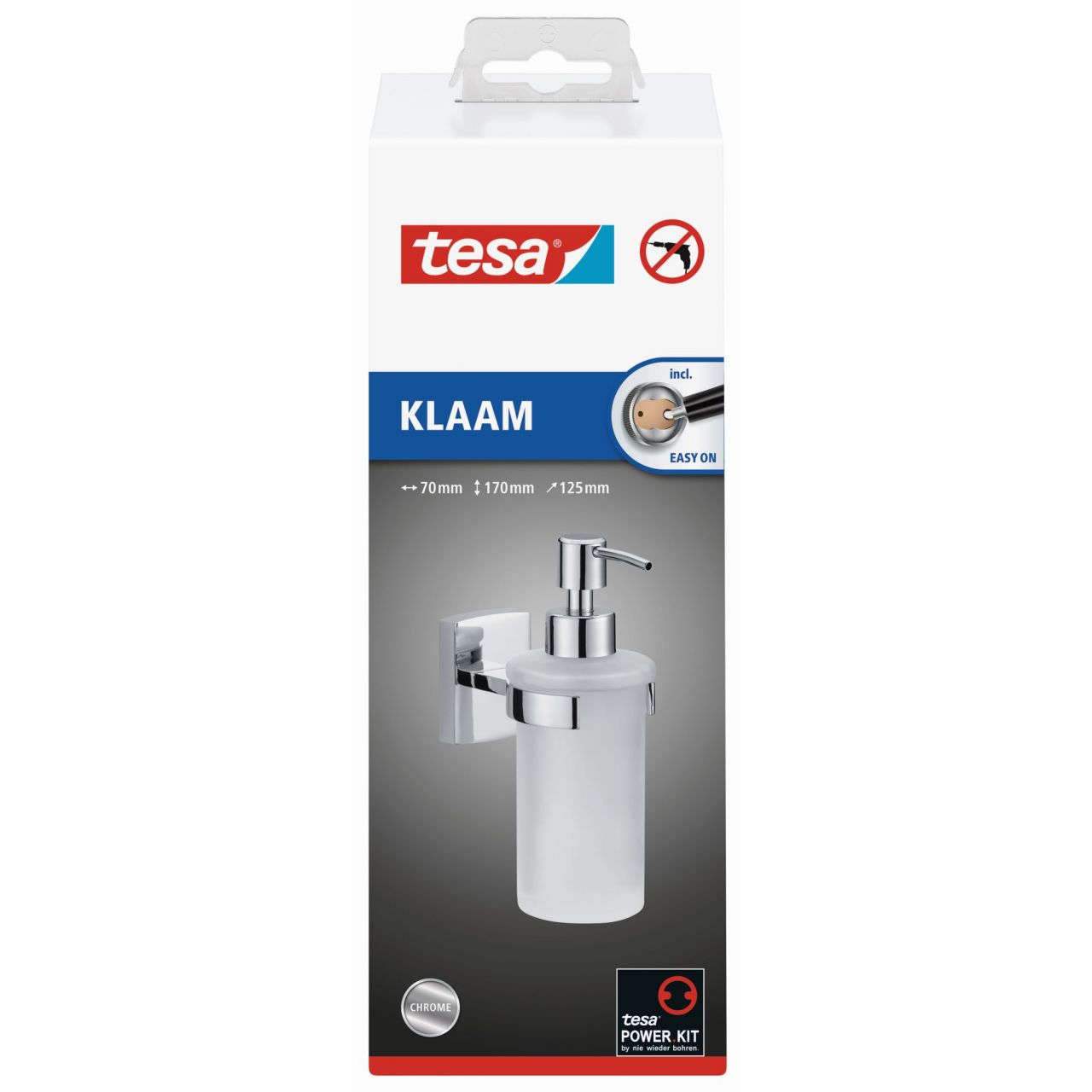 tesa Klaam Dispensador de jabón (Kit recambio BK20-1)