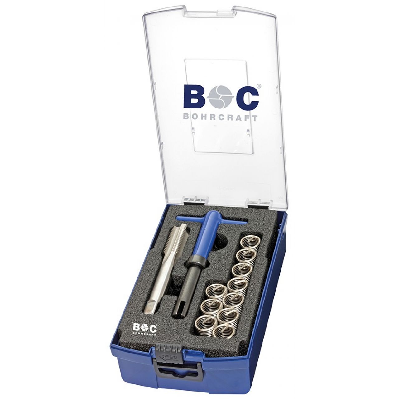 Bohrcraft Kit reparador de roscas 5-uds. en caja ABS // GR-MF18 x 2,00