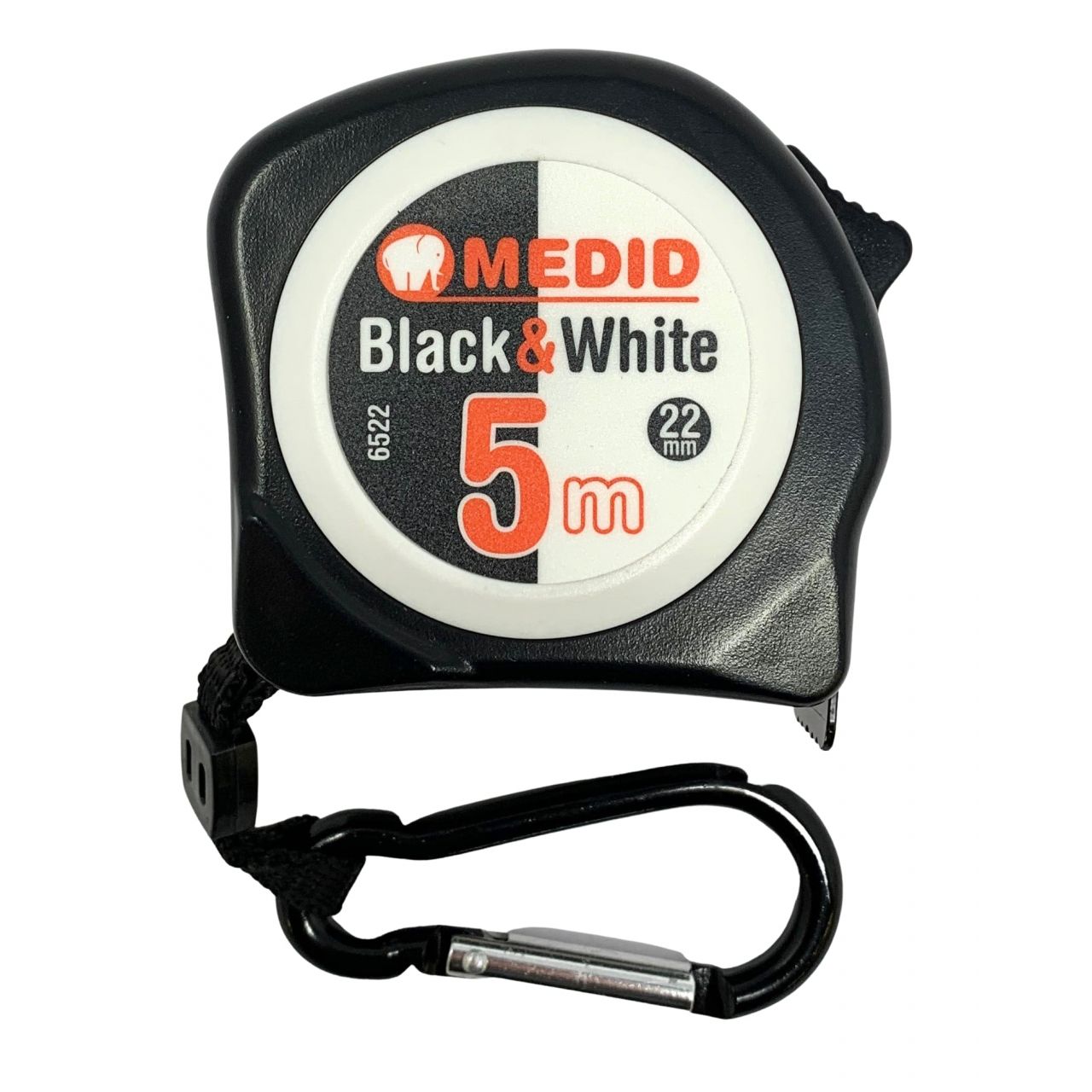 Flexómetro MEDID Black &amp;amp; White 5 m x 22 mm- ref.6522