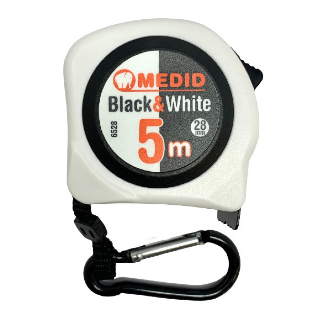 Flexómetro MEDID Black &amp;amp; White 5 m x 28 mm- ref 6528