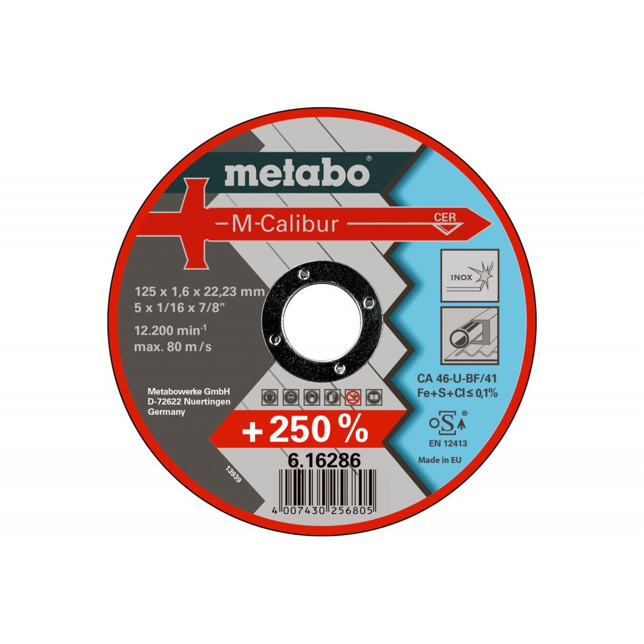M-Calibur 115 x 1,6 x 22,23 Inox, TF 41 (616285000)