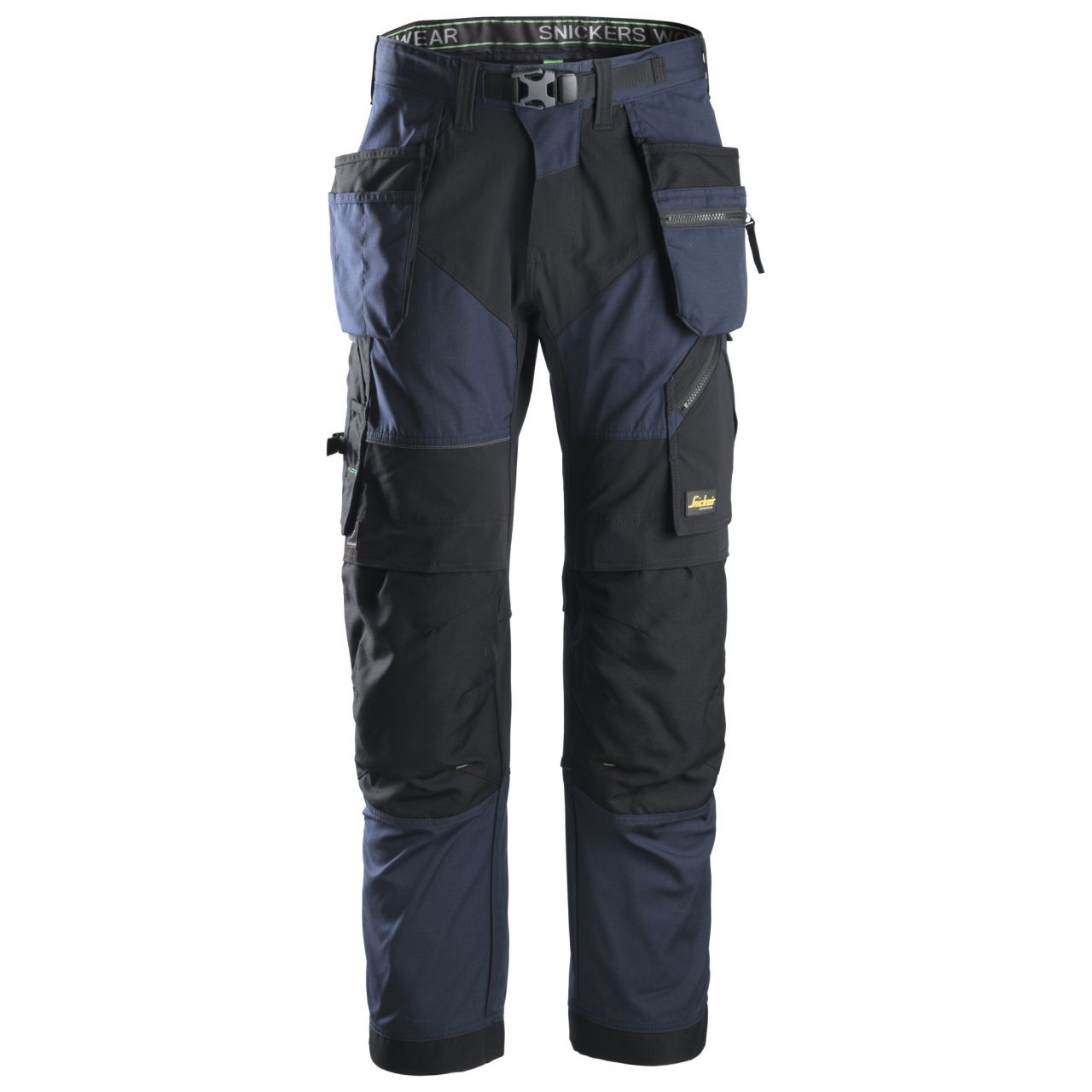 6902 Pantalón largo FlexiWork+ con bolsillos flotantes azul marino-negro talla 64