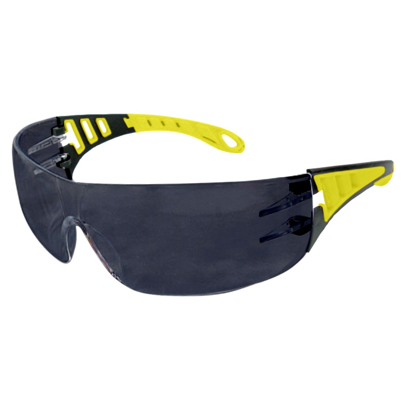 Gafas de seguridad solares con patillas amarillas EVO