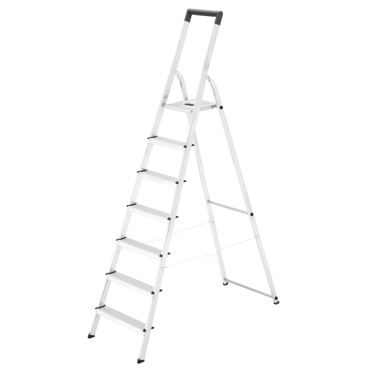 Escalera de tijera de aluminio L40 EasyClix (7 peldaños)