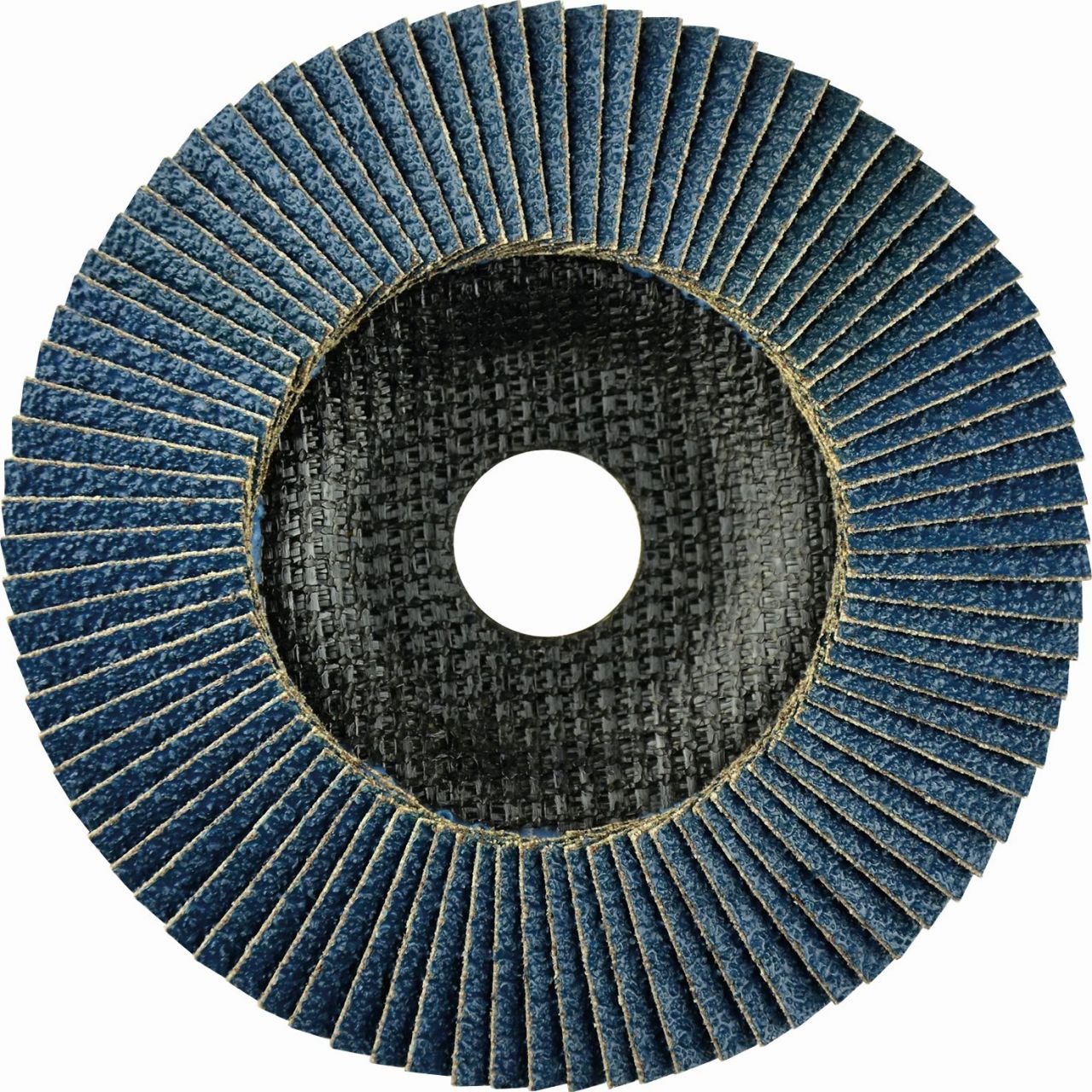 Disco de láminas abrasivo Zirconio ZIRCON JUMBO de 115 mm grano 40 y base plana
