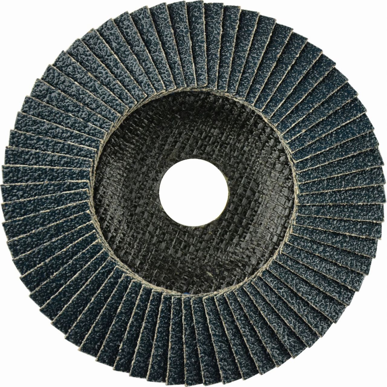 Disco de láminas abrasivo Zirconio ZIRCON PLUS (G-AZ) de 115 mm grano 80 y base plana