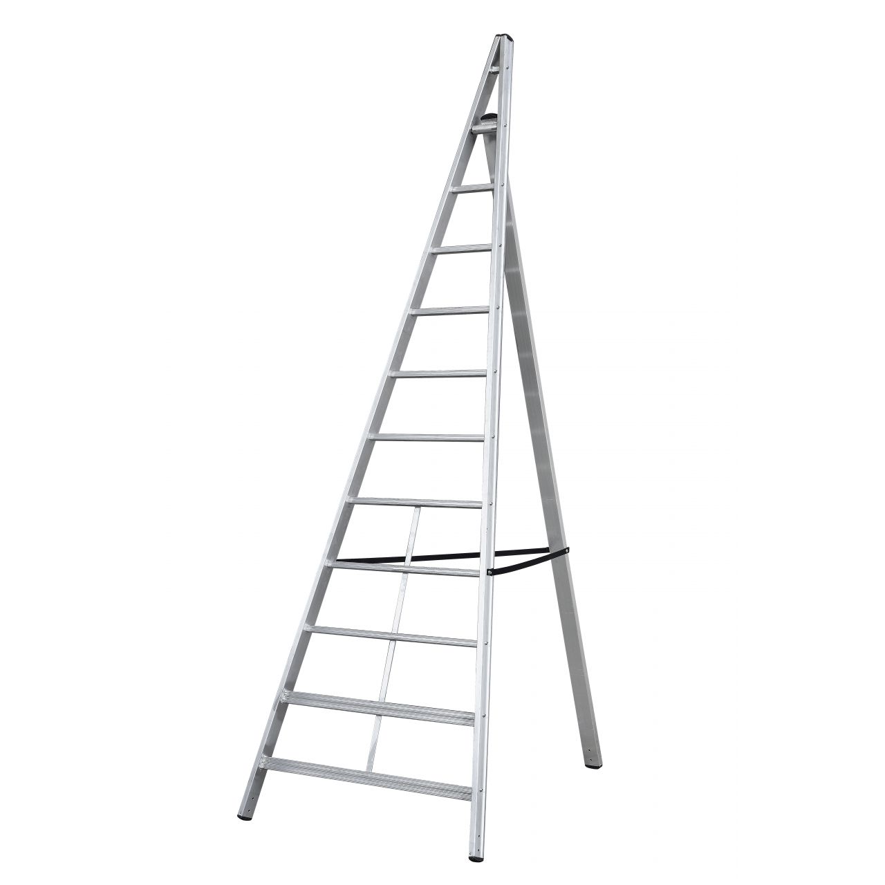 Escalera triangular de aluminio Trittika (10 peldaños)