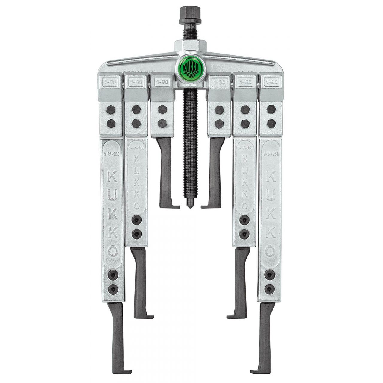 Extractor de rodamientos universal múltiple de 2 patas para espacios angostos (200x150/300 mm)