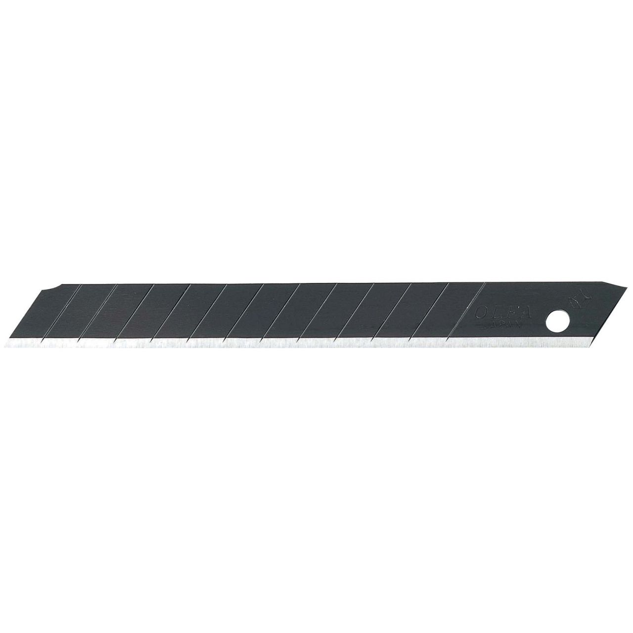Pack de 10 cuchillas troceables 9 mm negras