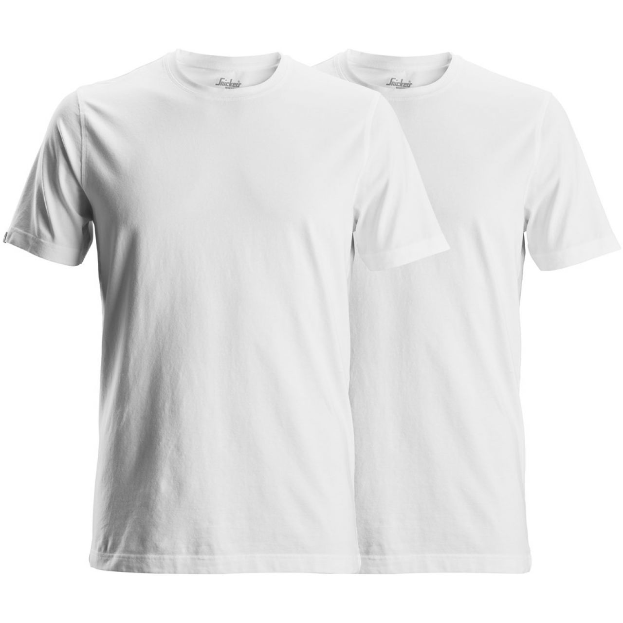 2529 Camisetas de manga corta (pack de 2 unidades) blanco talla S