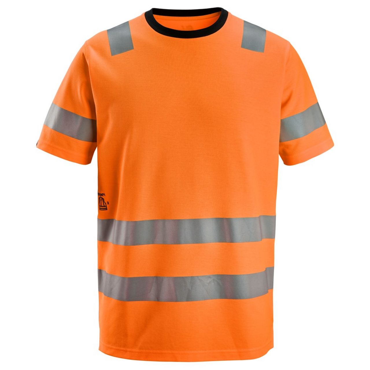 2536 Camiseta de manga corta de alta visibilidad clase 2 naranja talla S