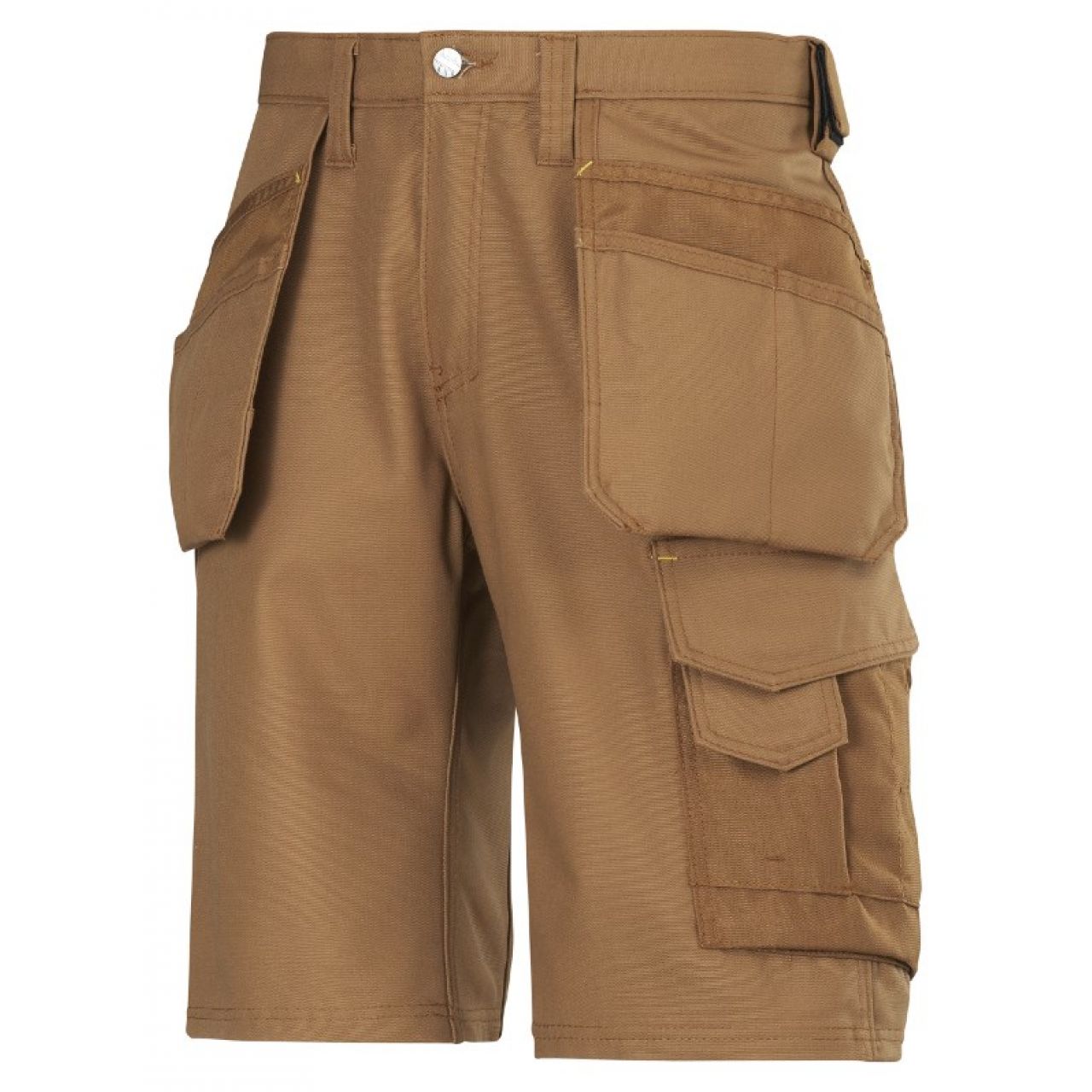 3014 Pantalones cortos de trabajo con bolsillos flotantes Canvas+ marron talla 40
