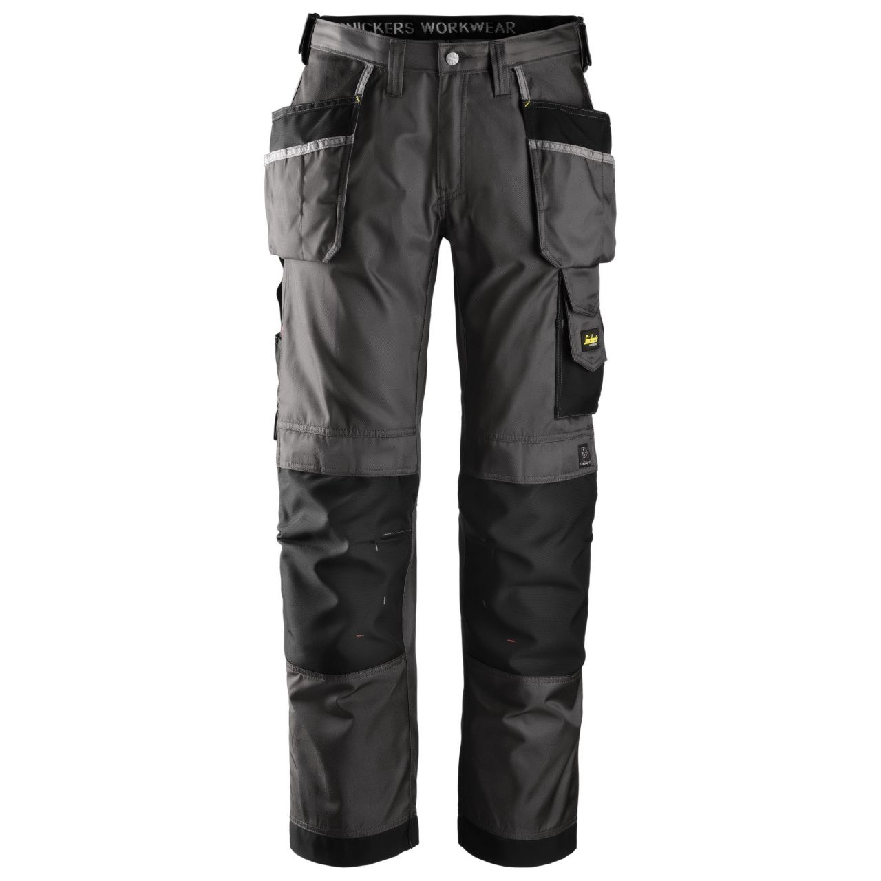 3212 Pantalón largo DuraTwill con bolsillos flotantes gris antracita-negro talla 150