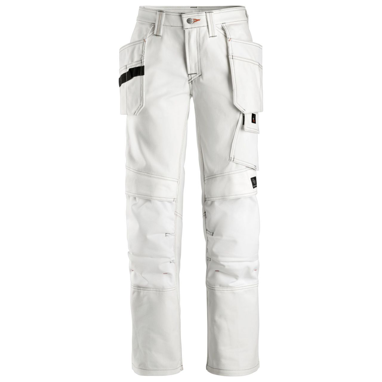 3775 Pantalón Pintor Mujer con bolsillos flotantes blanco talla 52