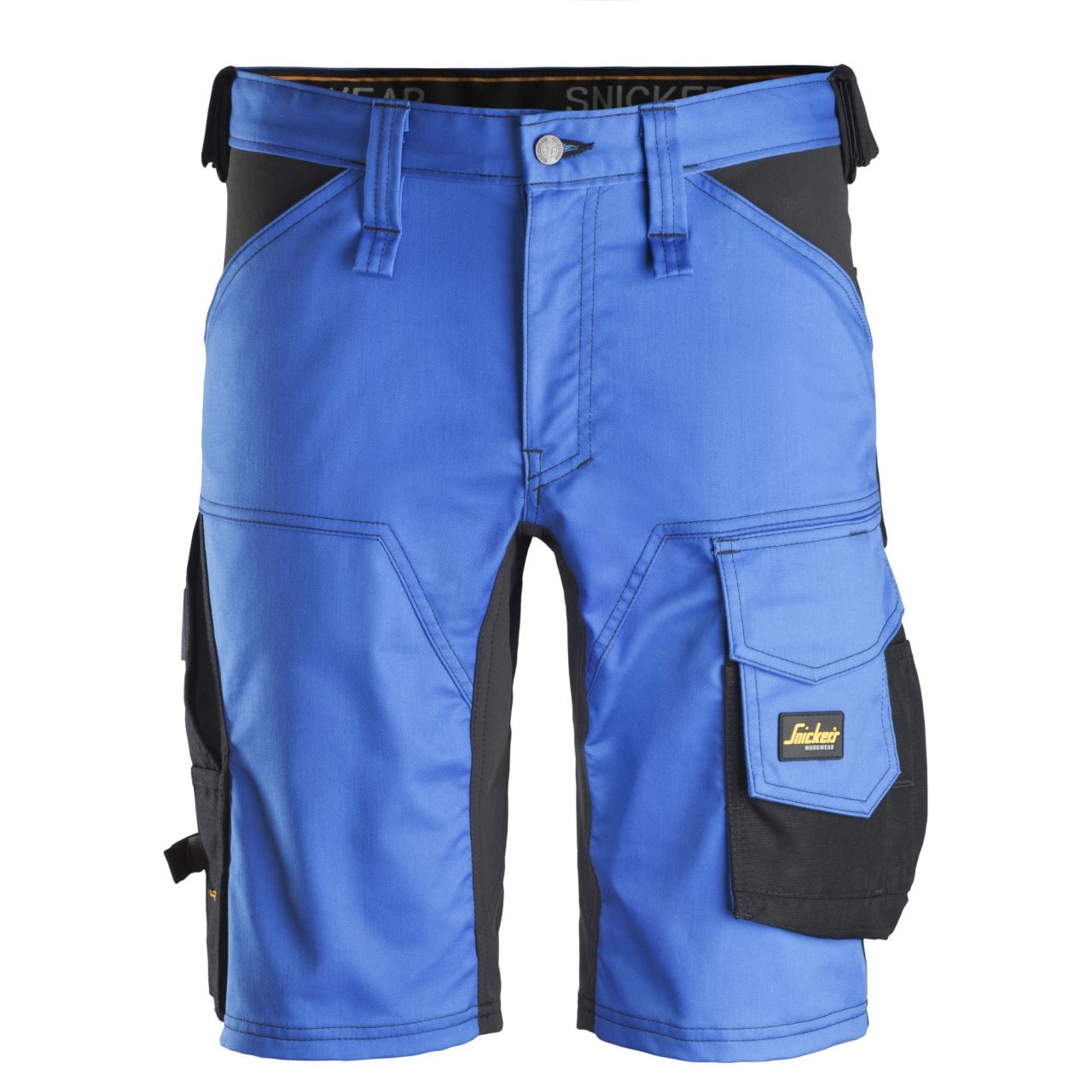 Pantalones cortos elásticos AllroundWork Azul verdadero-Negro talla 48