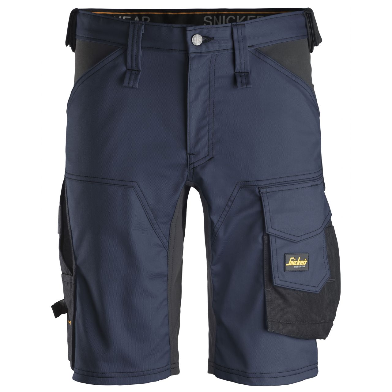 Pantalones cortos elásticos AllroundWork Azul Marino-Negro talla 54