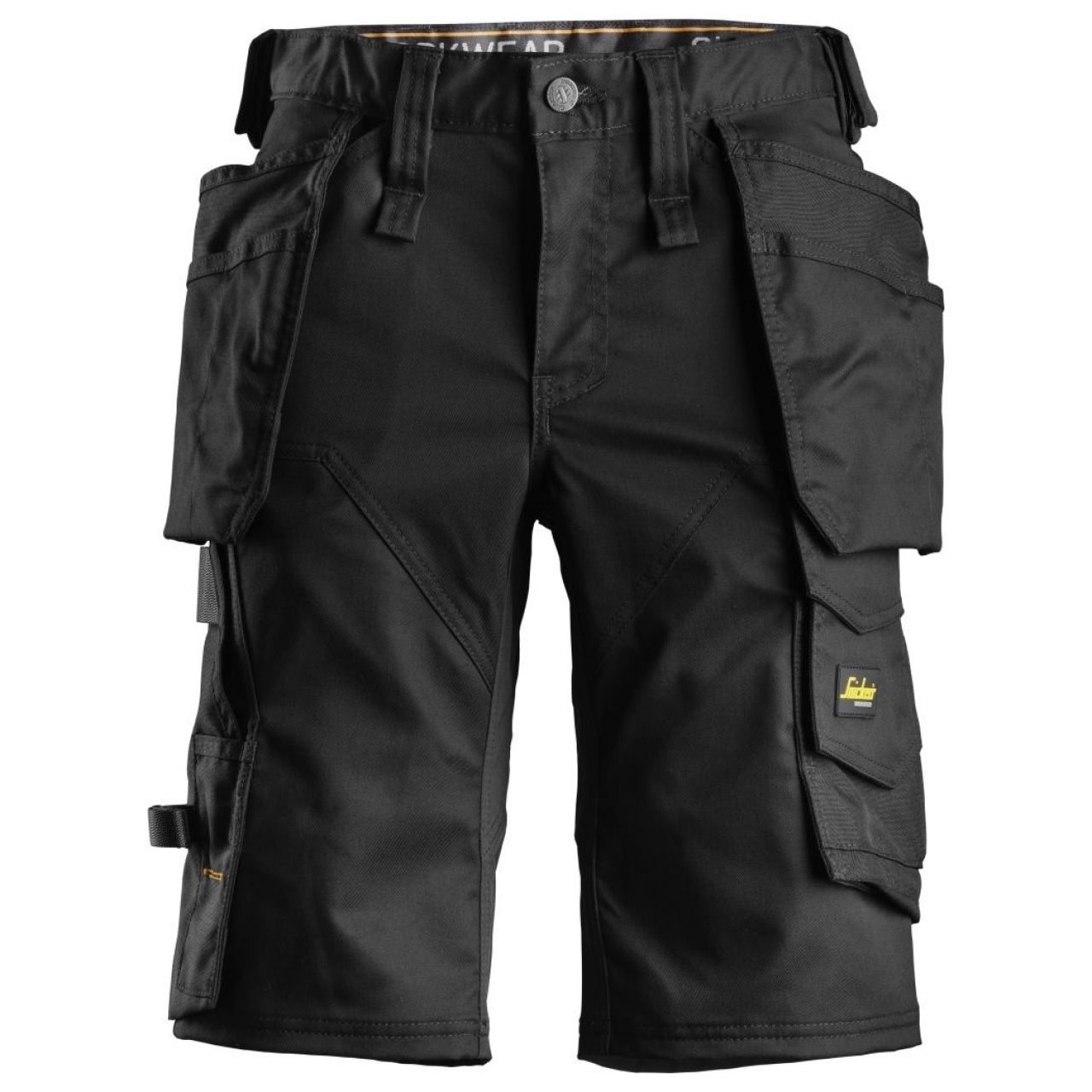 6147 Pantalones cortos de trabajo elásticos para mujer con bolsillos flotantes AllroundWork negro talla 42