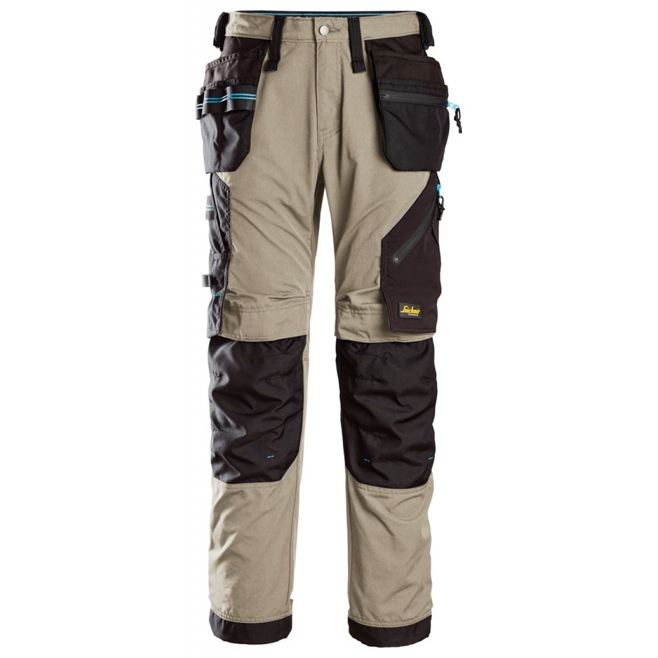6210 Pantalones largos de trabajo con bolsillos flotantes LiteWork 37.5® beige-negro talla 160