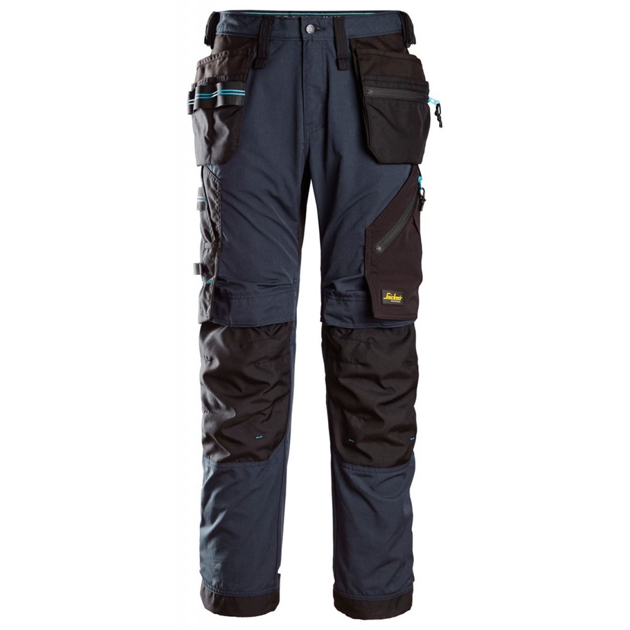 6210 Pantalones largos de trabajo con bolsillos flotantes LiteWork 37.5® azul marino-negro talla 216