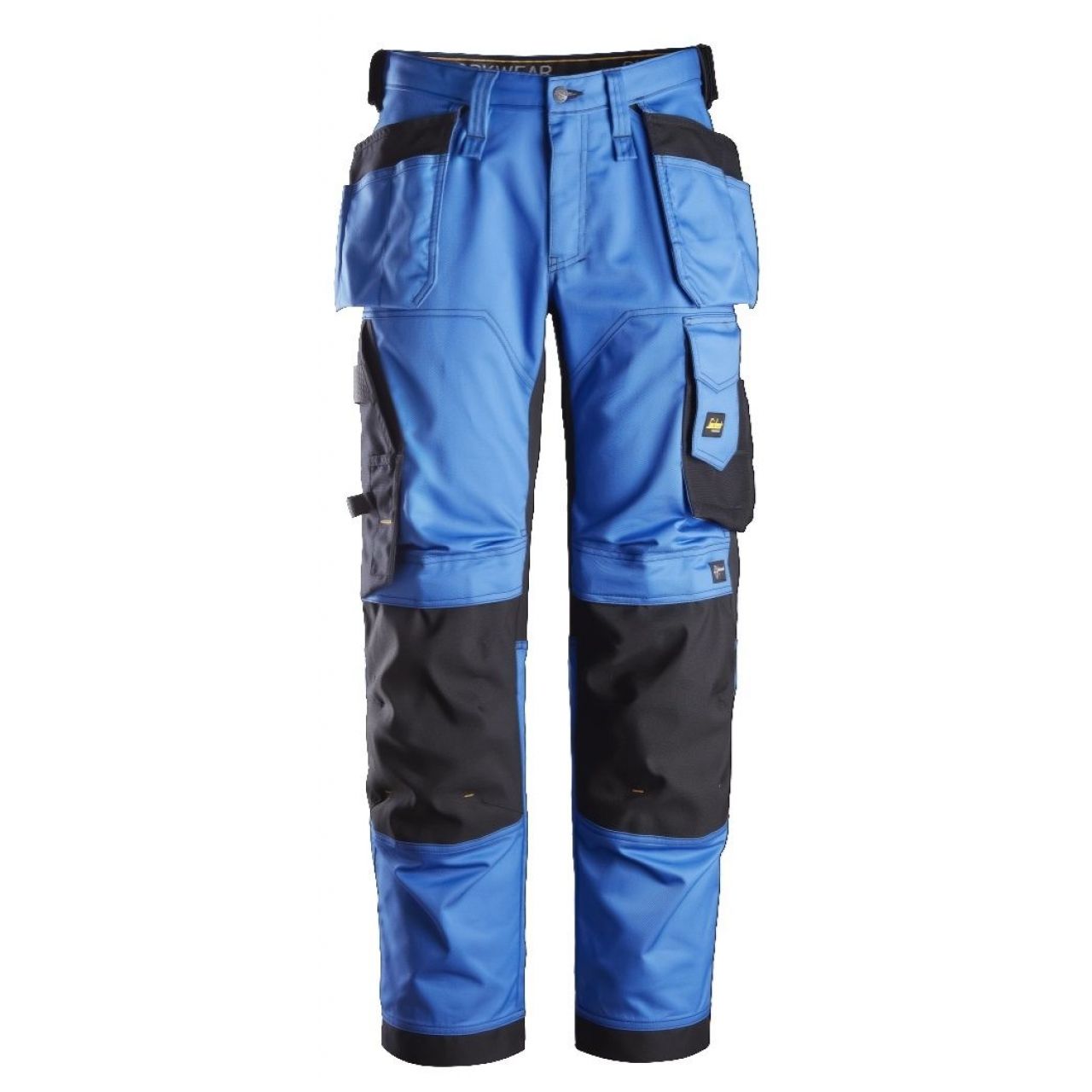 Pantalon elastico ajuste holgado AllroundWork bolsillos flotantes azul-negro talla 104