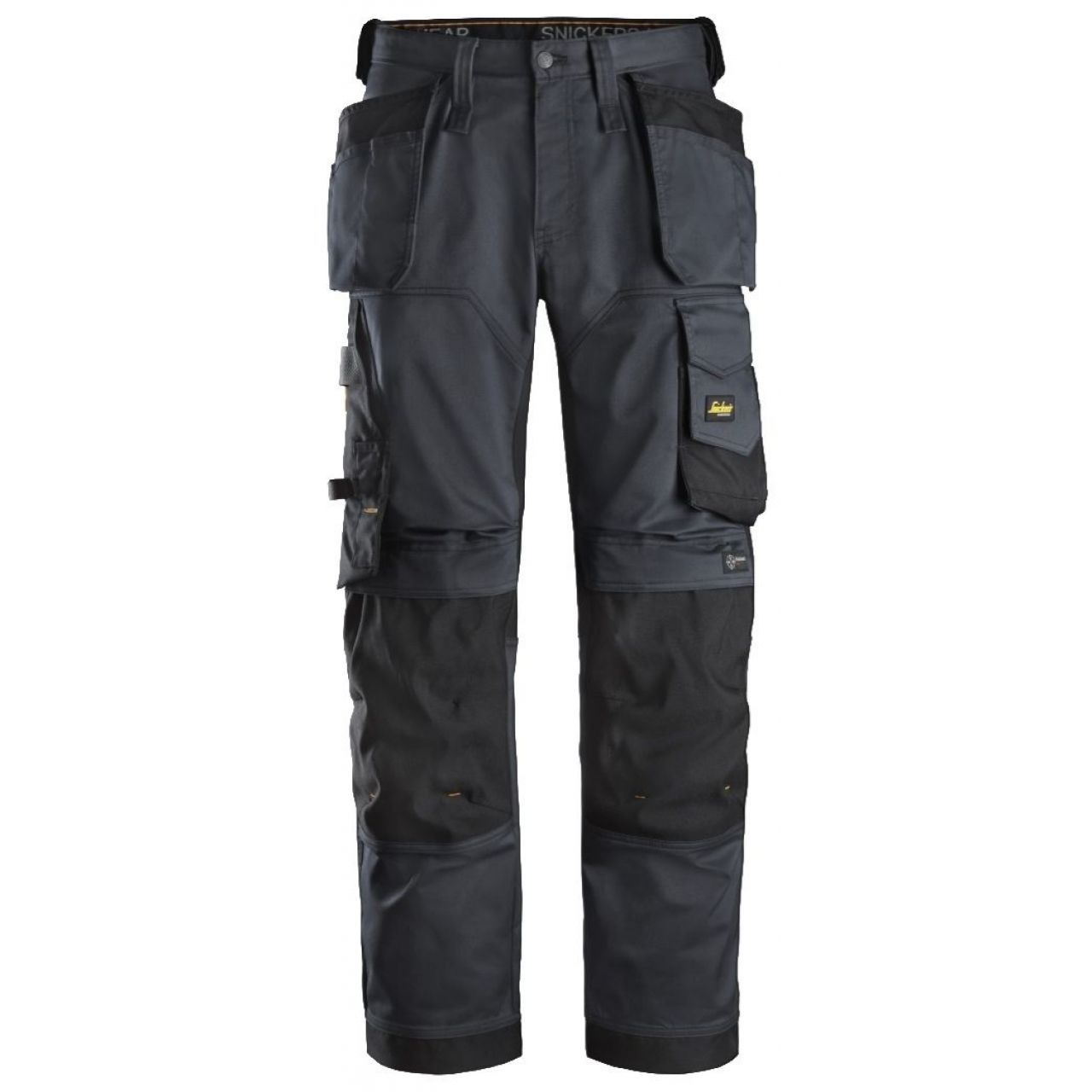 Pantalon elastico ajuste holgado AllroundWork bolsillos flotantes gris acero-negro talla 124