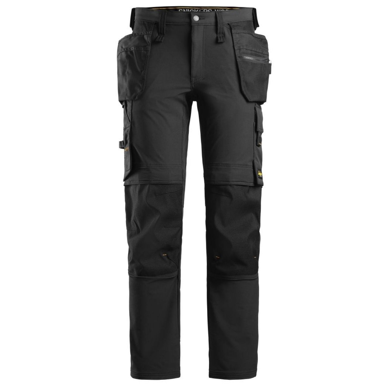 Pantalon elastico AllroundWork bolsillos flotantes negro talla 200