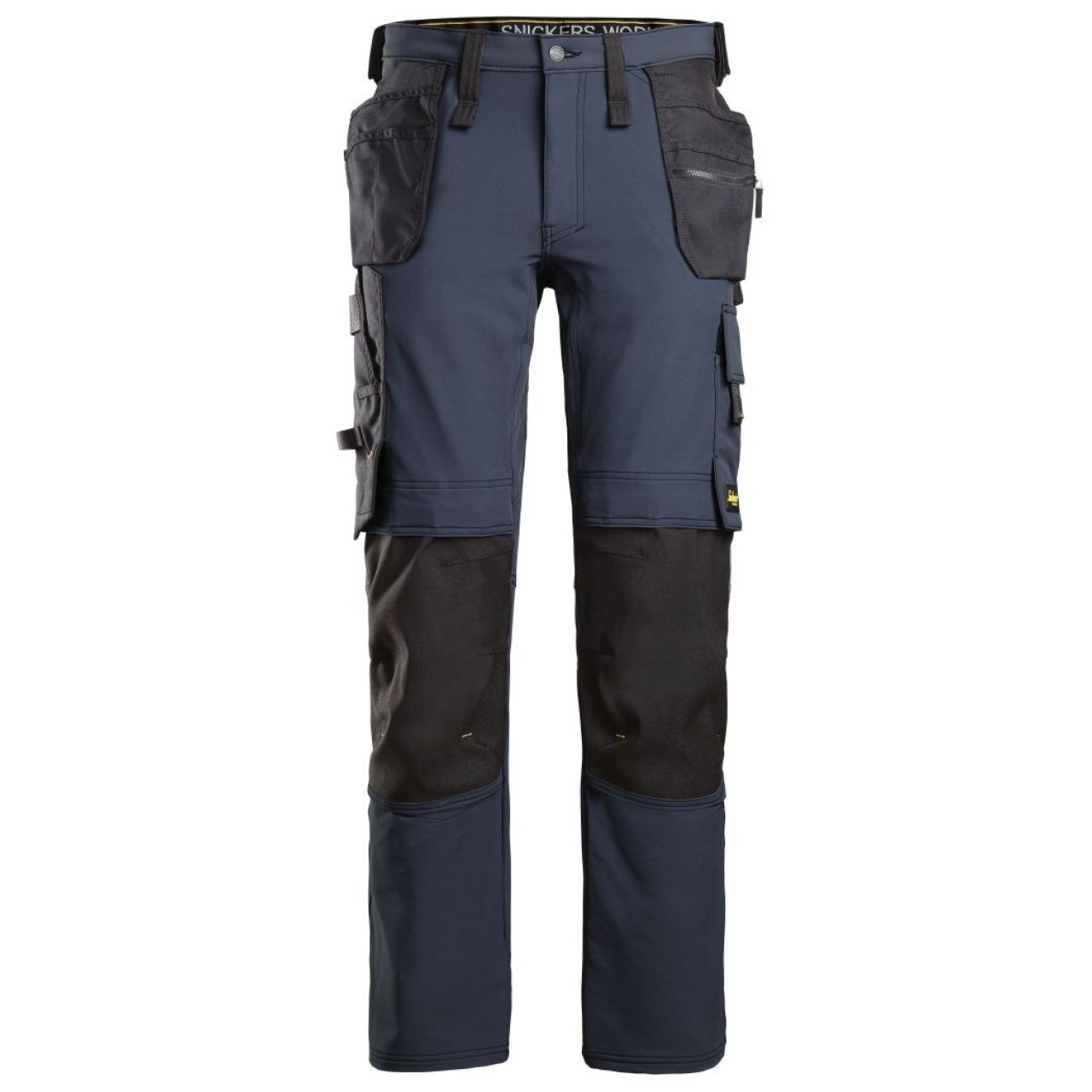 Pantalon elastico AllroundWork bolsillos flotantes azul marino-negro talla 150