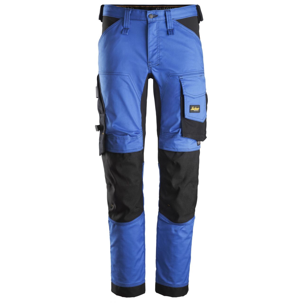 Pantalones elásticos AllroundWork Azul verdadero-Negro talla 146