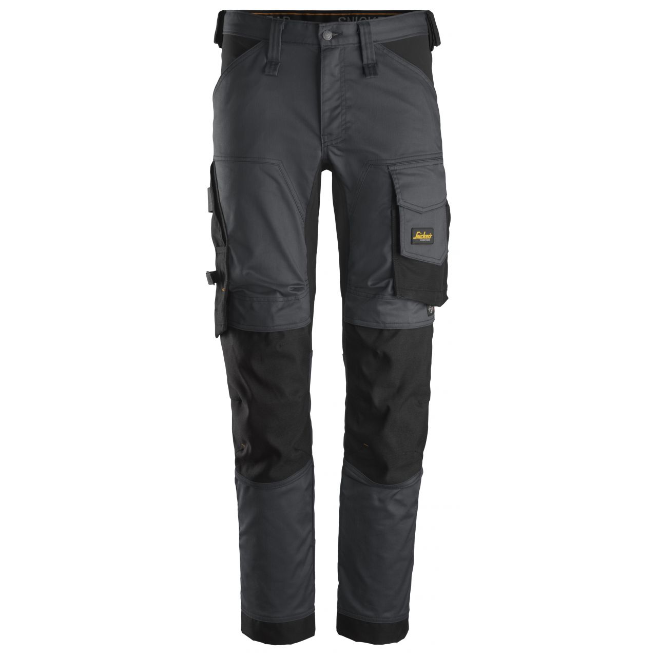 Pantalones elásticos AllroundWork Gris Acero-Negro talla 160
