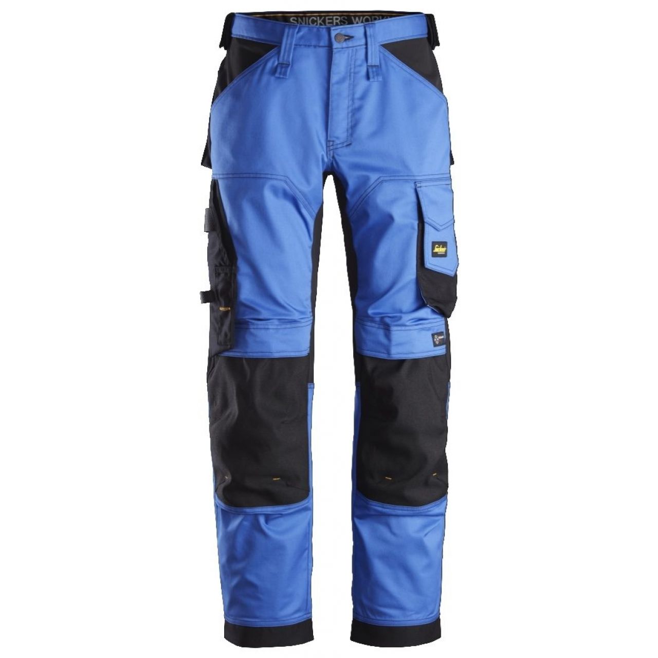 Pantalon elastico ajuste holgado AllroundWork azul-negro talla 192