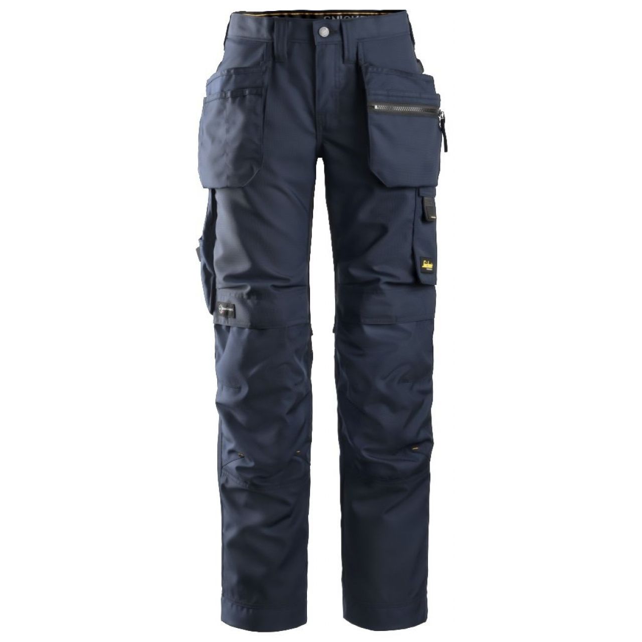 Pantalon de mujer AllroundWork+ con bolsillos flotantes azul marino-negro talla 036