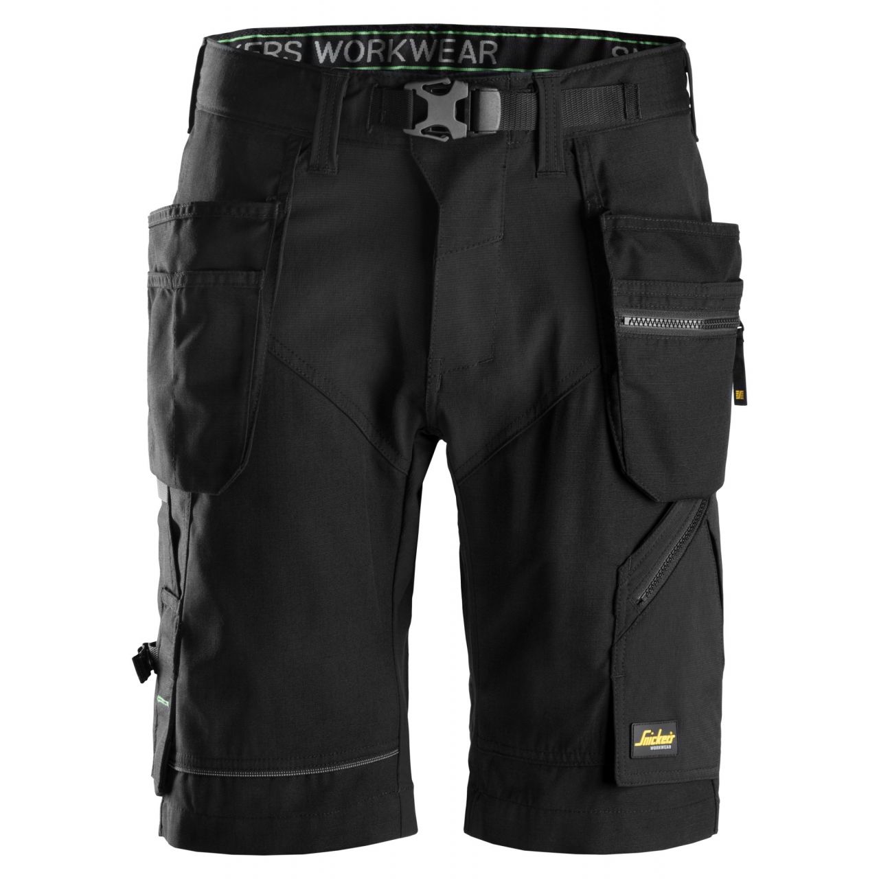 6904 Pantalón corto FlexiWork+ con bolsillos flotantes negro talla 54