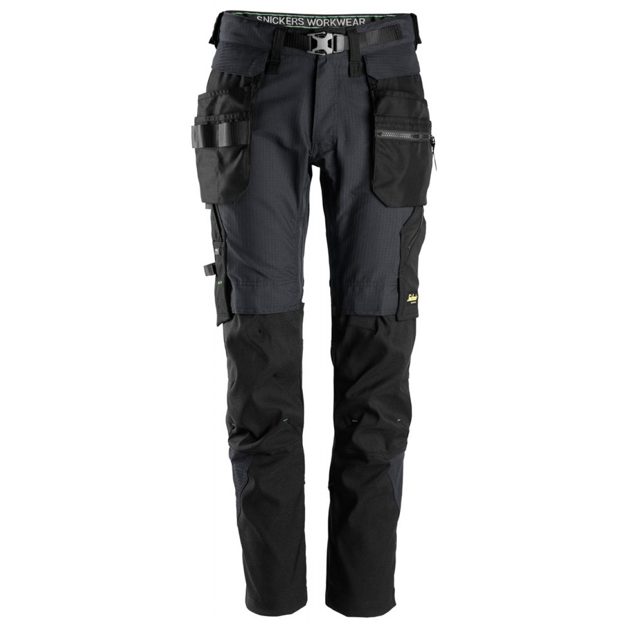 6972 Pantalones largos de trabajo desmontables con bolsillos flotantes FlexiWork gris acero-negro talla 250
