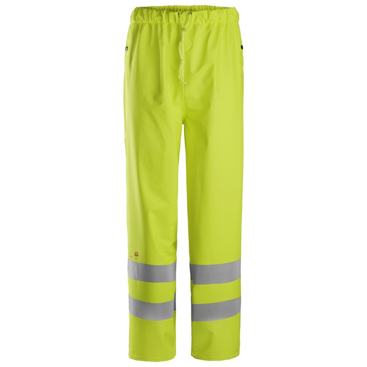 8267 Pantalones largos impermeables PU de alta visibilidad clase 2 ProtecWork amarillo talla M