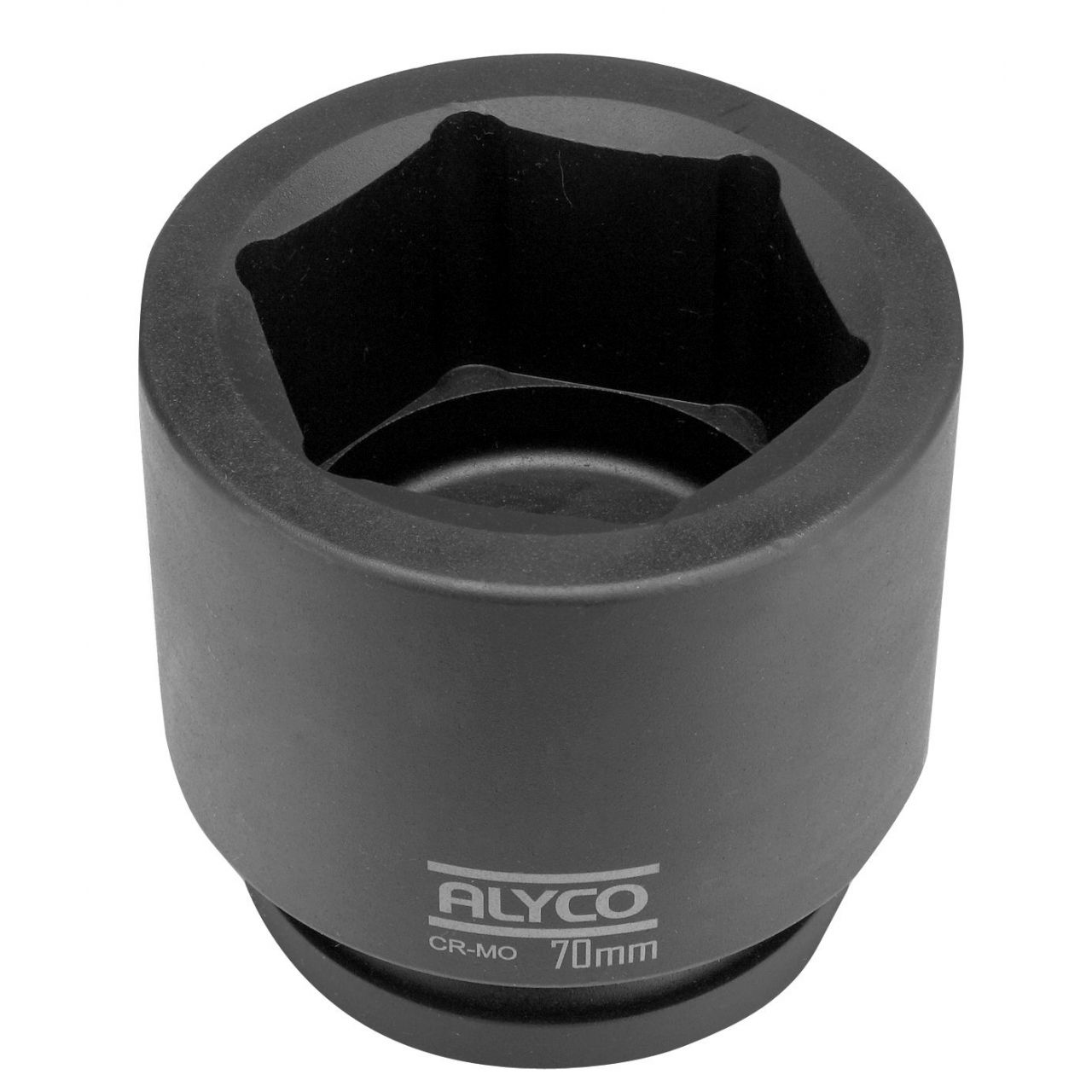 Llave de vaso de impacto con boca hexagonal y cuadradillo 1 - 1/2" Alyco