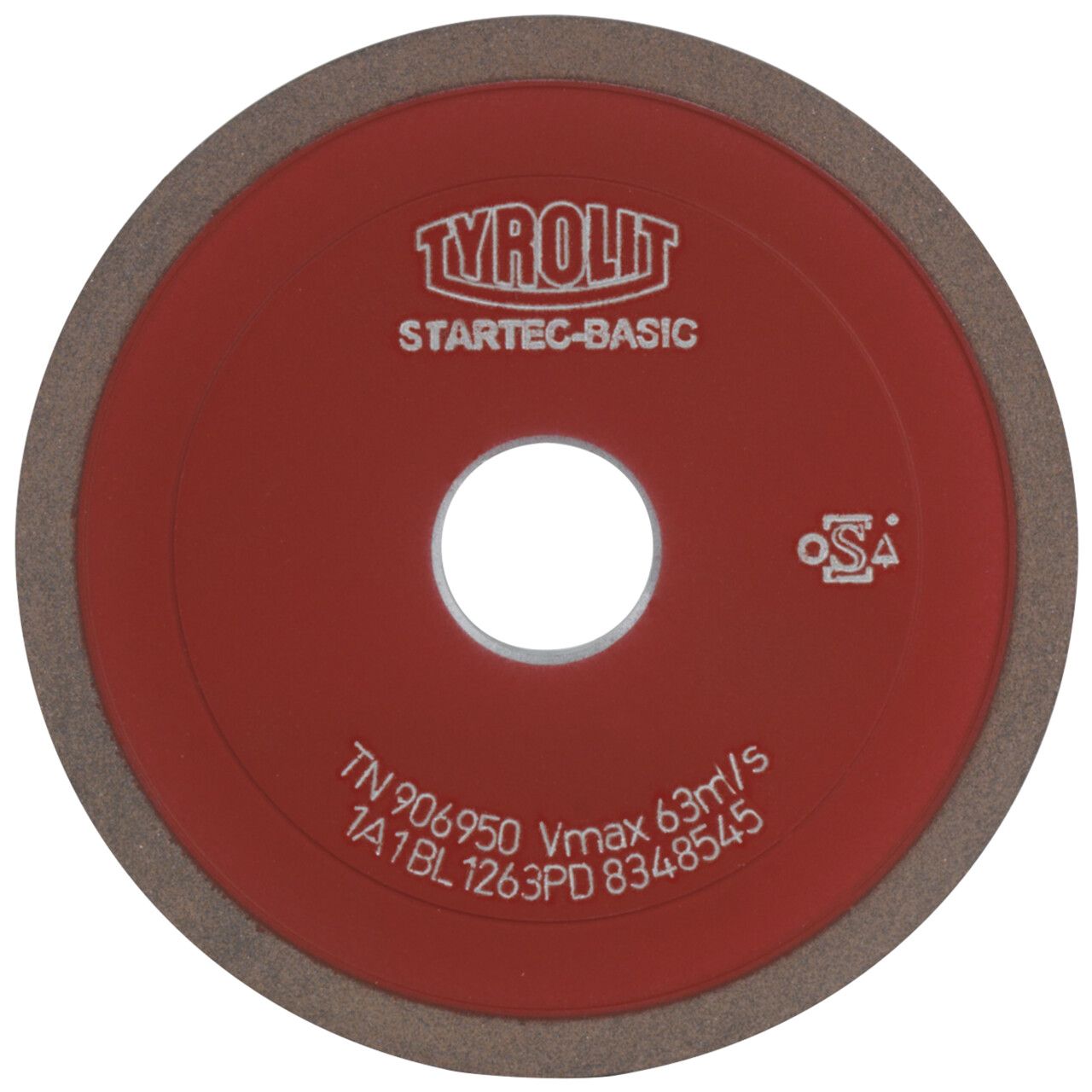 Tyrolit muelas de precisión #1A1 100x10x20 BL126-3-PD STARTEC-BASIC