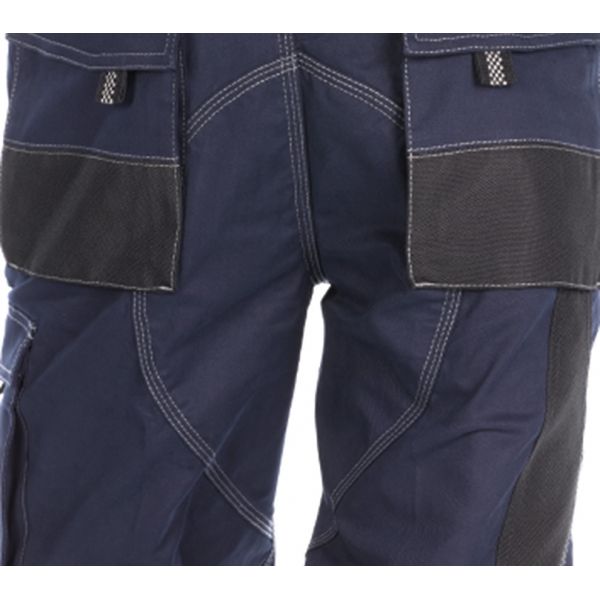 Pantalones de trabajo - 181 FLEX L Negro / Azul marino