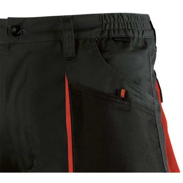 Pantalones cortos - 962 TOP RANGE XL Negro / Gris / Naranja