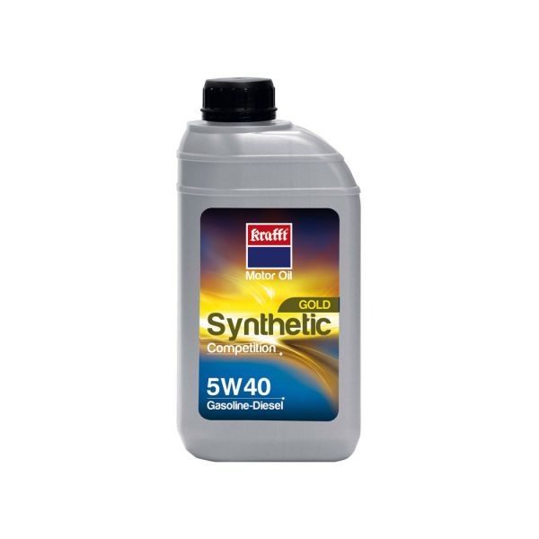 Lubricante Synthetic Gold Competition Sae 5W40 5 L Ámbar. Plástico