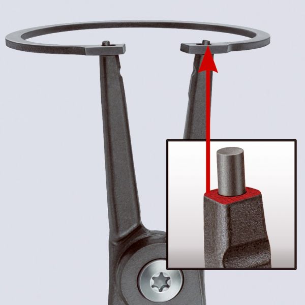 Knipex Alicate de precisión para arandelas interiores - 90º 305 mm