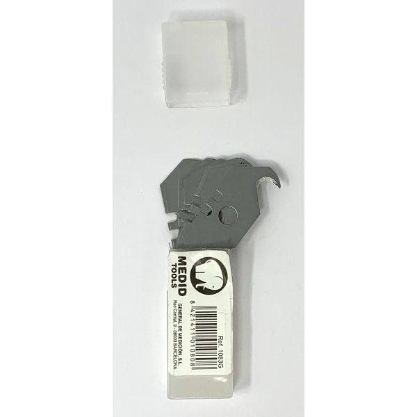 Recambio cuchilla cutter gancho 18 mm (Caja 10)