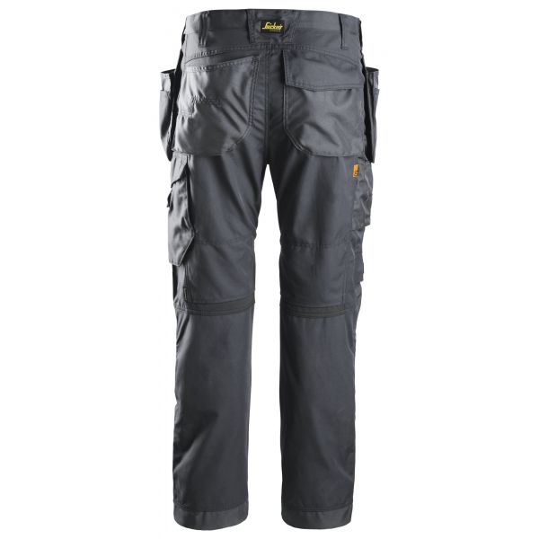 6201 Pantalón largo AllroundWork con bolsillos flotantes gris acero talla 52
