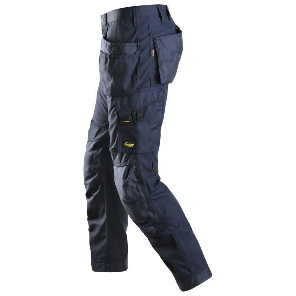 6201 Pantalón largo AllroundWork con bolsillos flotantes azul marino talla 116