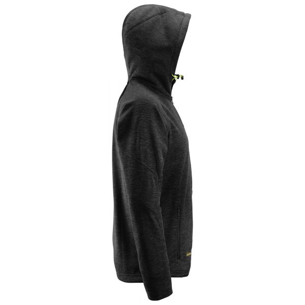 Sudadera con capucha y forro polar Flexiwork Negra talla XL