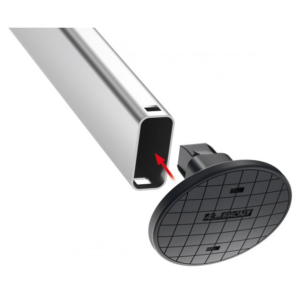 Escalera de tijera de aluminio con peldaño ancho XXL EasyClix (4 peldaños)