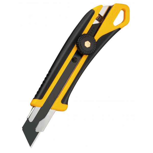 Cutter con bloqueo manual y cuchilla Excel Black de 18 mm