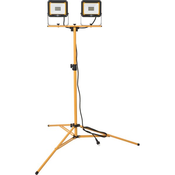 Foco LED JARO doble con trípode, IP65 y cable H07RN-F 3G1,0 (3900 lm)