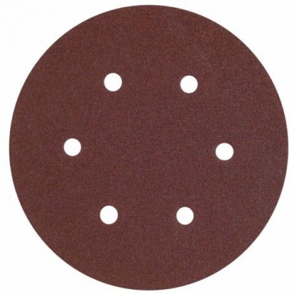 Caja de 50 discos de 115 mm de papel autoadhrente AO (8 agujeros  grano 120)