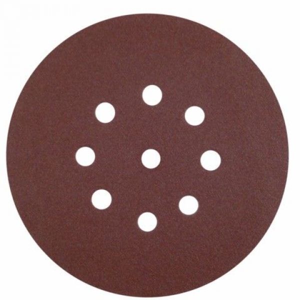 Caja de 50 discos de 150 mm de papel autoadhrente AO (6 agujeros  grano 40)