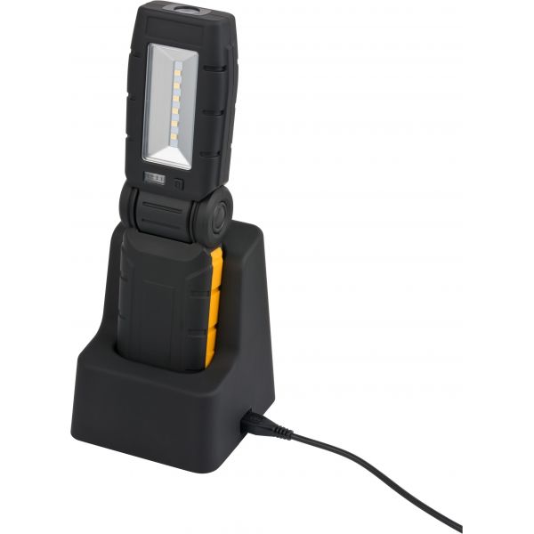 Linterna de trabajo multifunción LED con batería recargable HL DA 61 MH (280+70 lm)